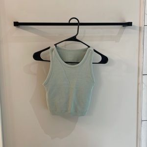 Sage Green Crop Shirt